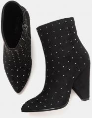 Corsica Black Heeled Boots women