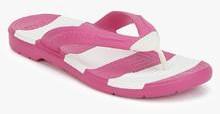 Crocs Beach Line Pink Flip Flops women
