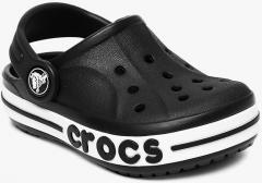 Crocs Black Solid Clogs boys