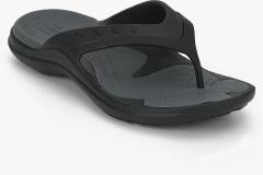 Crocs Black Solid Thong Flip Flops men