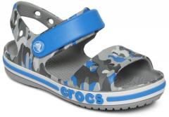 Crocs Blue Printed Sports Sandals boys