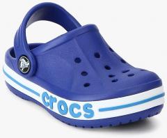 Crocs Blue Solid Clogs girls