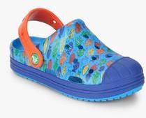 Crocs Bump It Graphic Blue Clog Sandals girls