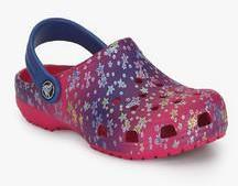 Crocs Classic Graphic Pink Clogs Sandals girls