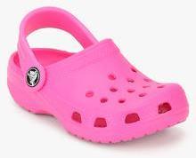 Crocs Classic Pink Clogs boys