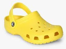 Crocs Classic Yellow Clog Sandals boys