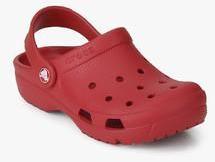 Crocs Coast Red Clogs boys