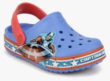 Crocs Crocband Captain America Blue Clogs boys