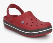 Crocs Crocband Red Clogs Sandals women