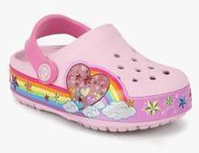 Crocs Crocslights Rainbow Pink Clogs girls