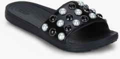 Crocs Crocssloane Timeless Pearl Sld Black Sliders women