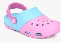 Crocs Electro Ii Pink Clogs Sandals girls