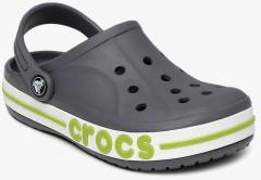 Crocs Grey Bayaband Solid Clogs boys