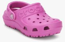 Crocs Hilo Pink Clogs boys