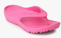 Crocs Hilo Pink Flip Flops boys