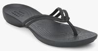 Crocs Isabella Black Flip Flops men