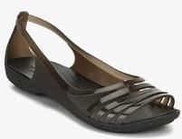Crocs Isabella Huarache Black Sandals women