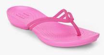 Crocs Isabella Pink Flip Flops men