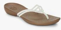 Crocs Isabella White Flip Flops men