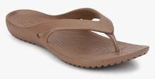 Crocs Kadee Ii Bronze Flip Flops women