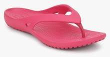 Crocs Kadee Ii Pink Flip Flops women