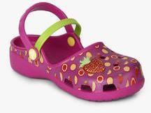 Crocs Karin Novelty Purple Clog Sandals girls