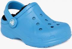 Crocs Kids Blue Ralen Lined Clogs