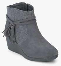 Crocs Leigh Mix Grey Boots women