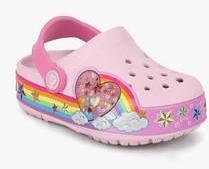 Crocs Lights Rainbow Pink Clogs girls
