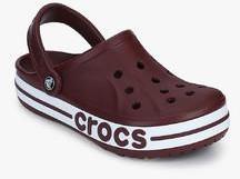 Crocs Maroon Sandals men