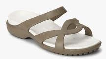 Crocs Meleen Twist Khaki Sandals women