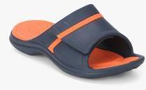 Crocs Modi Sport Slide Navy Blue Flip Flops women
