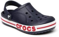 Crocs Navy Blue Bayaband Solid Clogs boys
