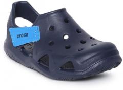Crocs Navy Blue Croslite Clogs girls
