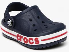 Crocs Navy Blue Solid Clogs boys
