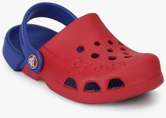 Crocs Red & Blue Colourblocked Electro Clogs boys