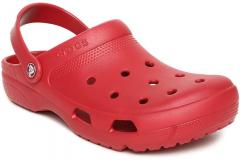 Crocs Red Synthetic Clogs women