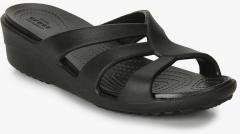 Crocs Sanrah Black Sandals women