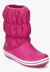 Crocs Winter Puff Pink Calf Length Boots women