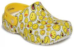 Crocs Yellow Synthetic Clogs girls