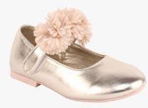Cutecumber Golden Metallic Mary Jane Belly Shoes girls