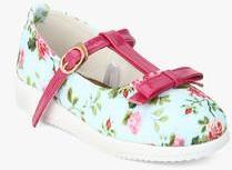 Dchica Floral Chic Multicoloured Floral Mary Jane Sandals girls