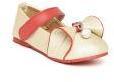 Disney Gold Toned & Red Bow Detail Mary Janes girls