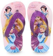 Disney Princess Purple Flip Flops girls