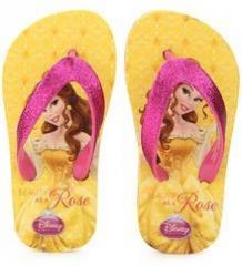 Disney Princess Yellow Flip Flops girls