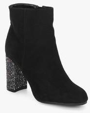 Dorothy Perkins Ayla Black Glitter Boots women