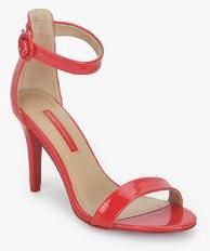 Dorothy Perkins Bounce Red Ankle Strap Stilettos women