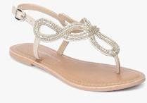 Dorothy Perkins Fallon Golden Sling Back Sandals women