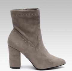 Dorothy Perkins Grey Solid Heeled Boots women