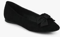 Dorothy Perkins Hermione Bow Black Belly Shoes women